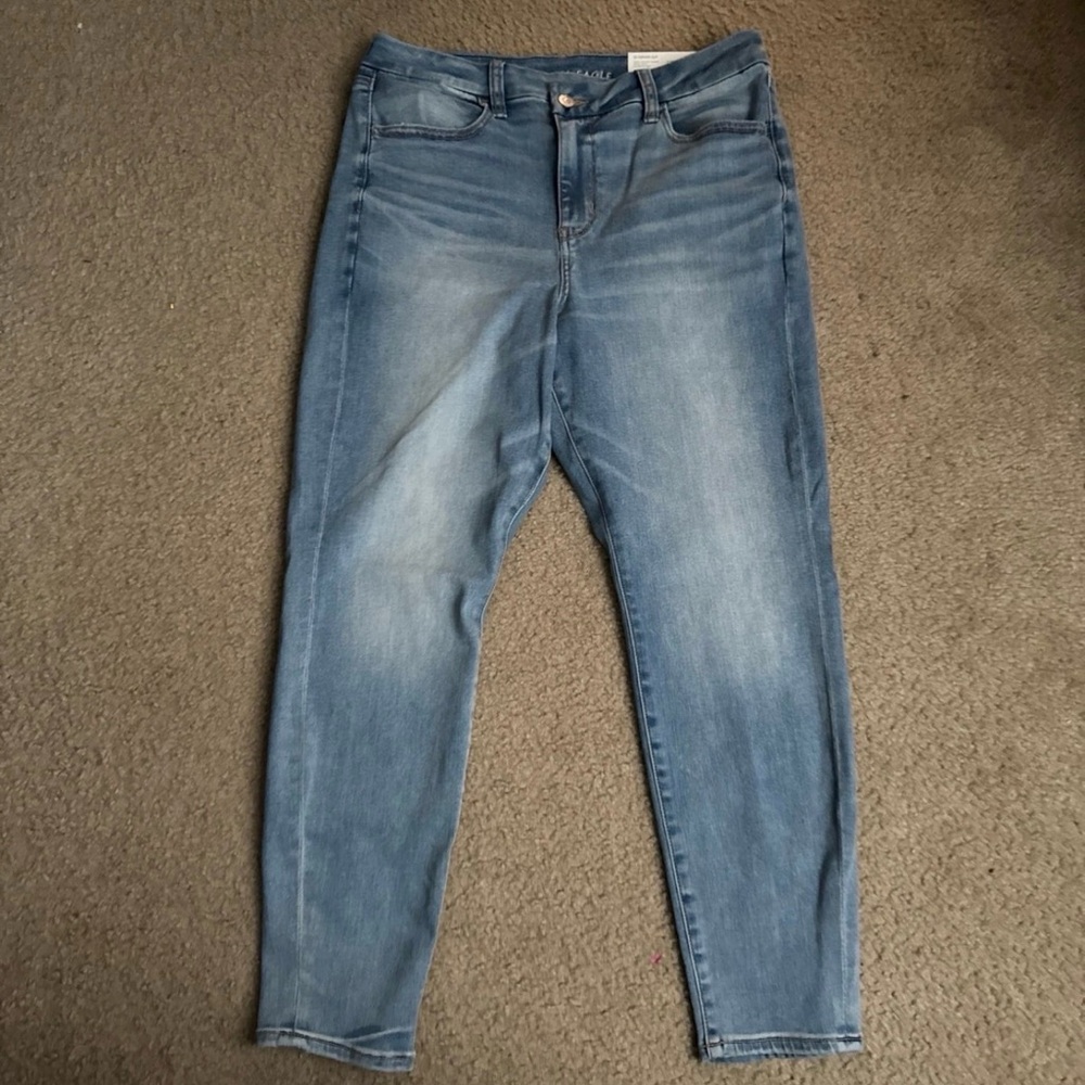 American Eagle Outfitters Blue High-Rise Jegging